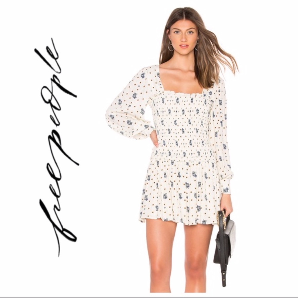 Super Sweet Floral Printed Mini Dress